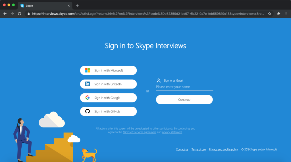 skype sign in with facebook