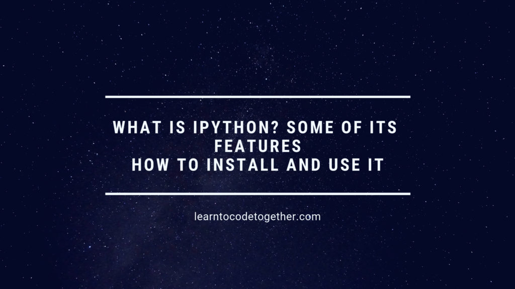how to install ipython stack overflow