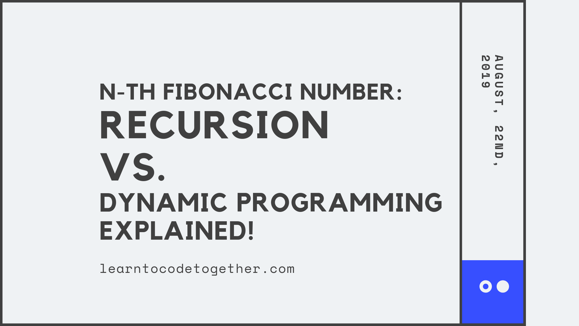 N Th Fibonacci Number Recursion Vs Dynamic Programming Learn